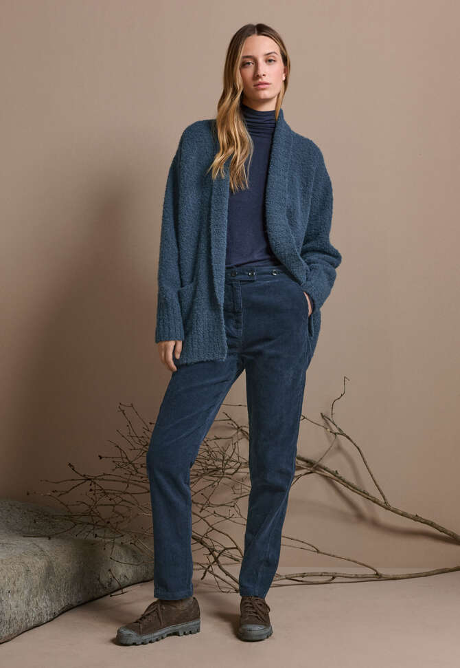 Tapered-leg trousers, Blue ink, completeTheLook