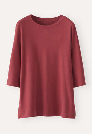 Dolman-sleeve top, Cranberry, webstill