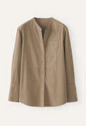 Fine-wale cord shirt, Soft brown, webstill