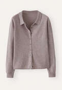 Button-through sweater, Lavender mauve, webstill