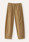 Darted-hem trousers, Olive tan, webstill