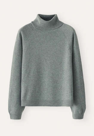 Roll-neck sweater, Lagoon, webstill