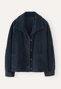 Cord jacket, Petrol ink, webstill