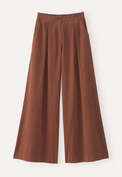 Fine cord wide-leg trousers, Dark blush, webstill