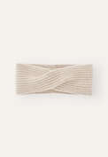 Knotted headband, Ecru fawn, webstill