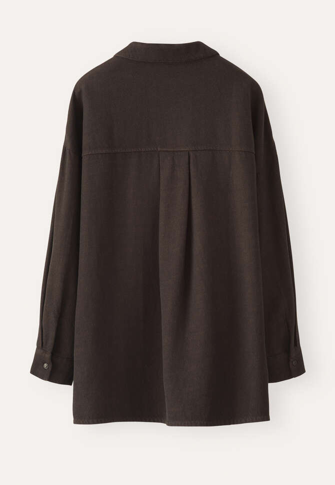 Over-shirt, Brown black, completeTheLook