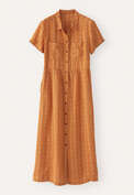 Long striped dress, Clementine, webstill
