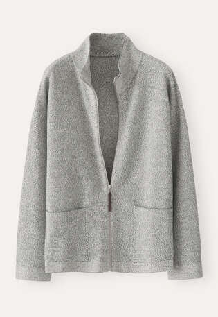 Zip-front jacket, Monochrome, webstill