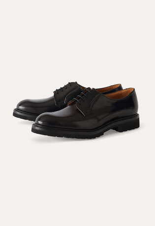 Lace-up shoes, Black, webstill