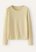 Crew-neck sweater, Lemon fawn, webstill