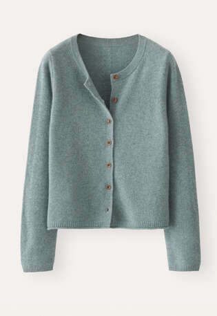Button-through sweater, Lagoon, webstill