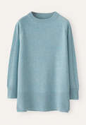 Raglan-sleeve sweater, Aqua, webstill