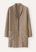 Long jacket, Taupe, webstill