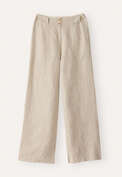 Front-seam trousers, Natural, webstill
