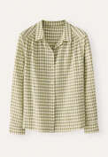 Checked shirt, Ecru lime, webstill