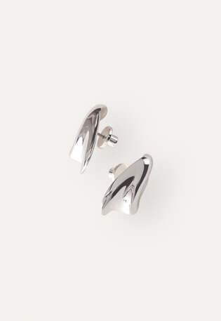 Earrings, Silver, webstill