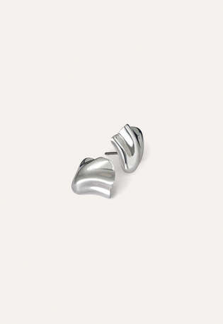 Earrings, Silver, webstill