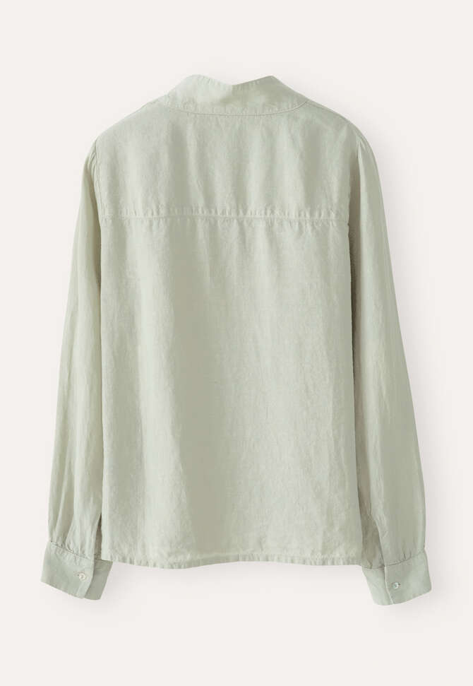Funnel neck blouse, Pale mint, completeTheLook