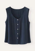 Sleeveless top, Midnight, webstill
