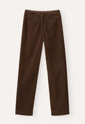 Straight-leg trousers, Chocolate, webstill