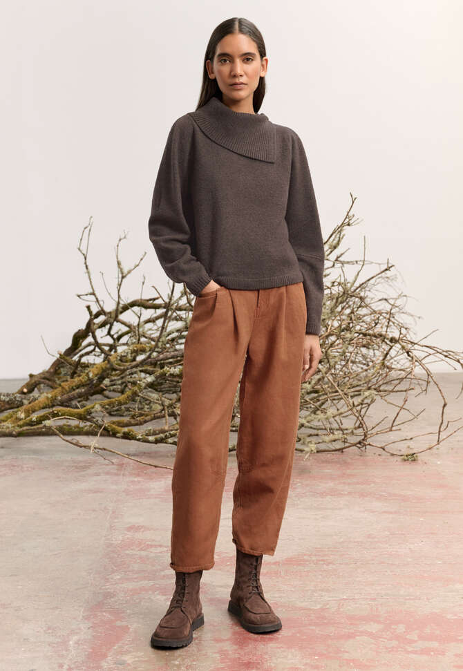 Lace-up boots, Chocolate, completeTheLook