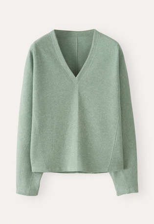 V-neck top, Aqua mint, webstill