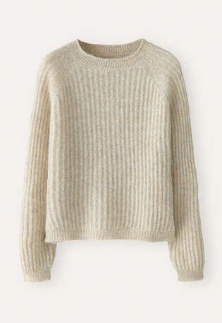 Round-neck sweater, Natural stone, webstill