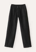 Relaxed straight-leg trousers, Washed black, webstill