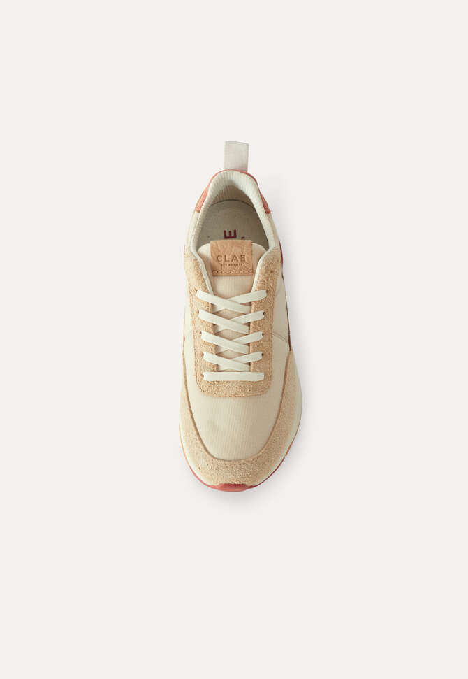 Lace-up trainers, Sand rust, completeTheLook