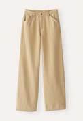 Straight-leg jeans, Washed sand, webstill