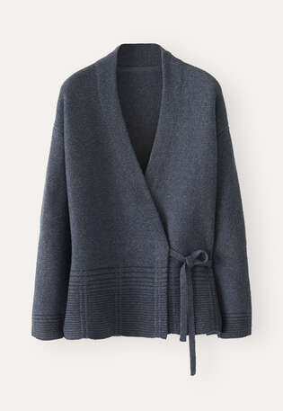 Kimono cardigan, Dark navy, webstill