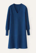 Peplum-detail dress, Lapis blue, webstill