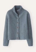 Button-through cardigan, Frosted petrol, webstill