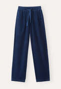Elasticated trousers, Indigo, webstill