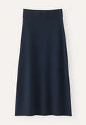 Knitted skirt, Blue black, webstill