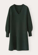 Peplum-detail dress, Dark forest, webstill