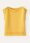Crochet-stitch sweater, Yellow sun, webstill