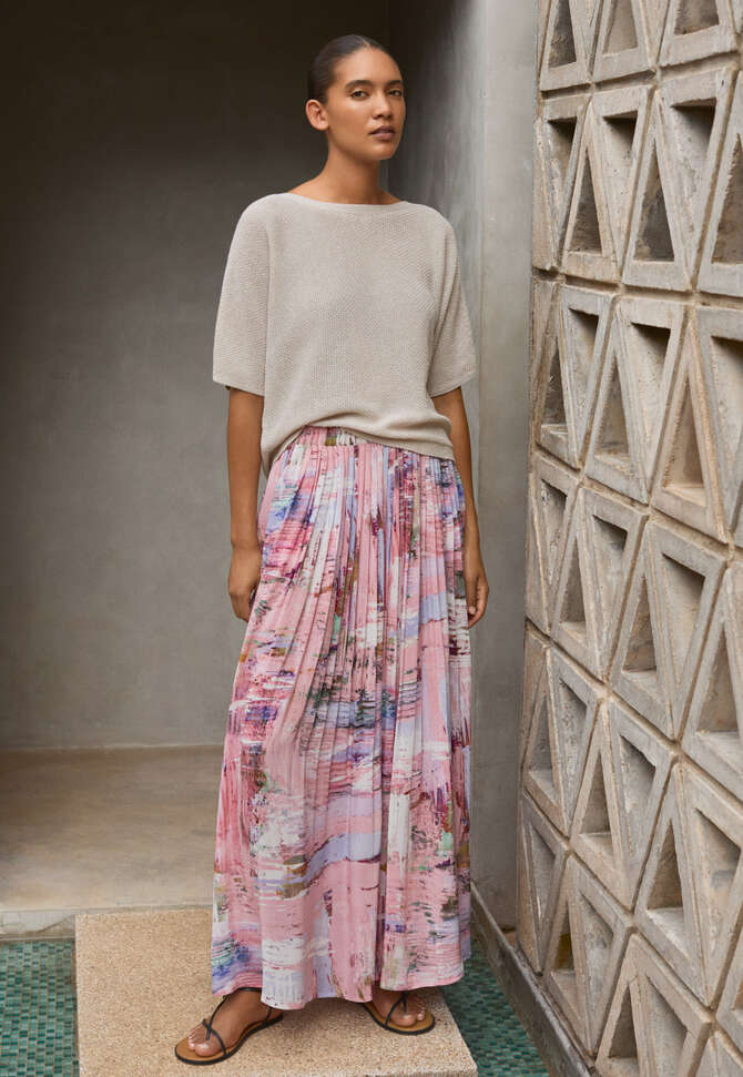 Dolman-sleeve sweater, Natural, completeTheLook