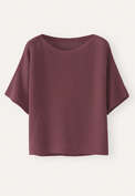 Dolman-sleeve sweater, Maroon, webstill