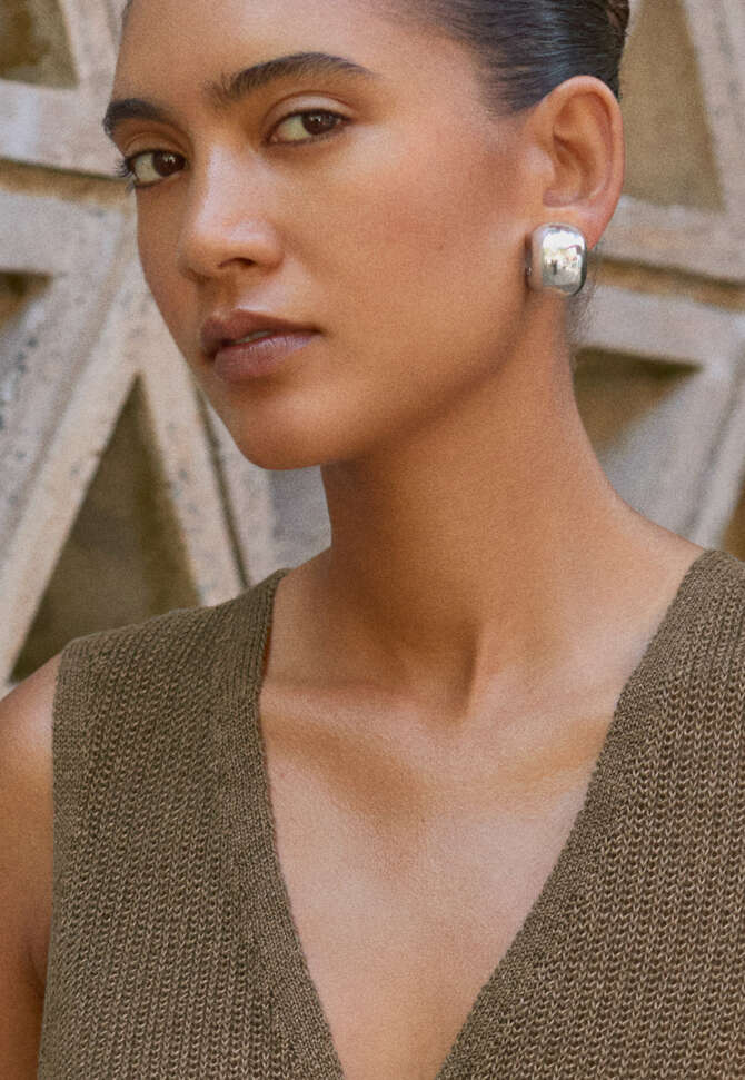 Earrings, Silver, completeTheLook
