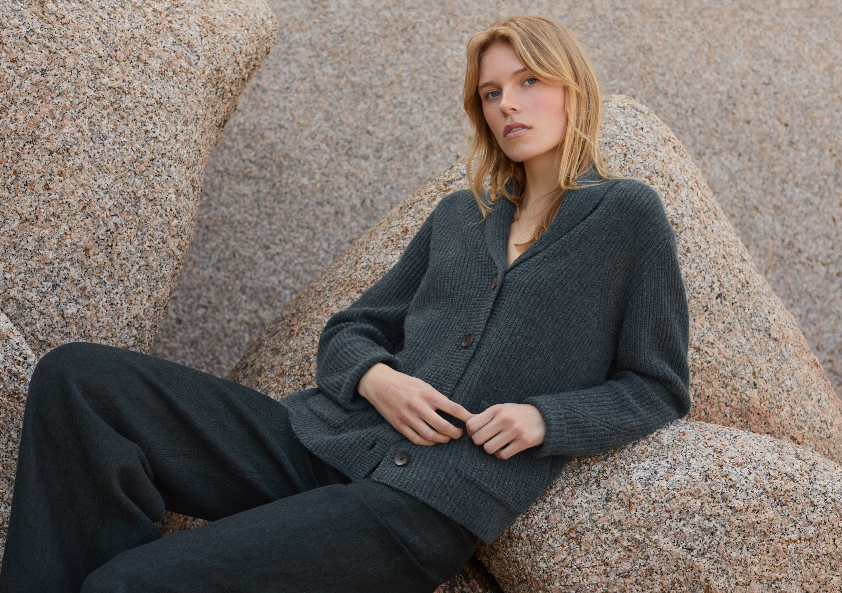 Button-through sweater