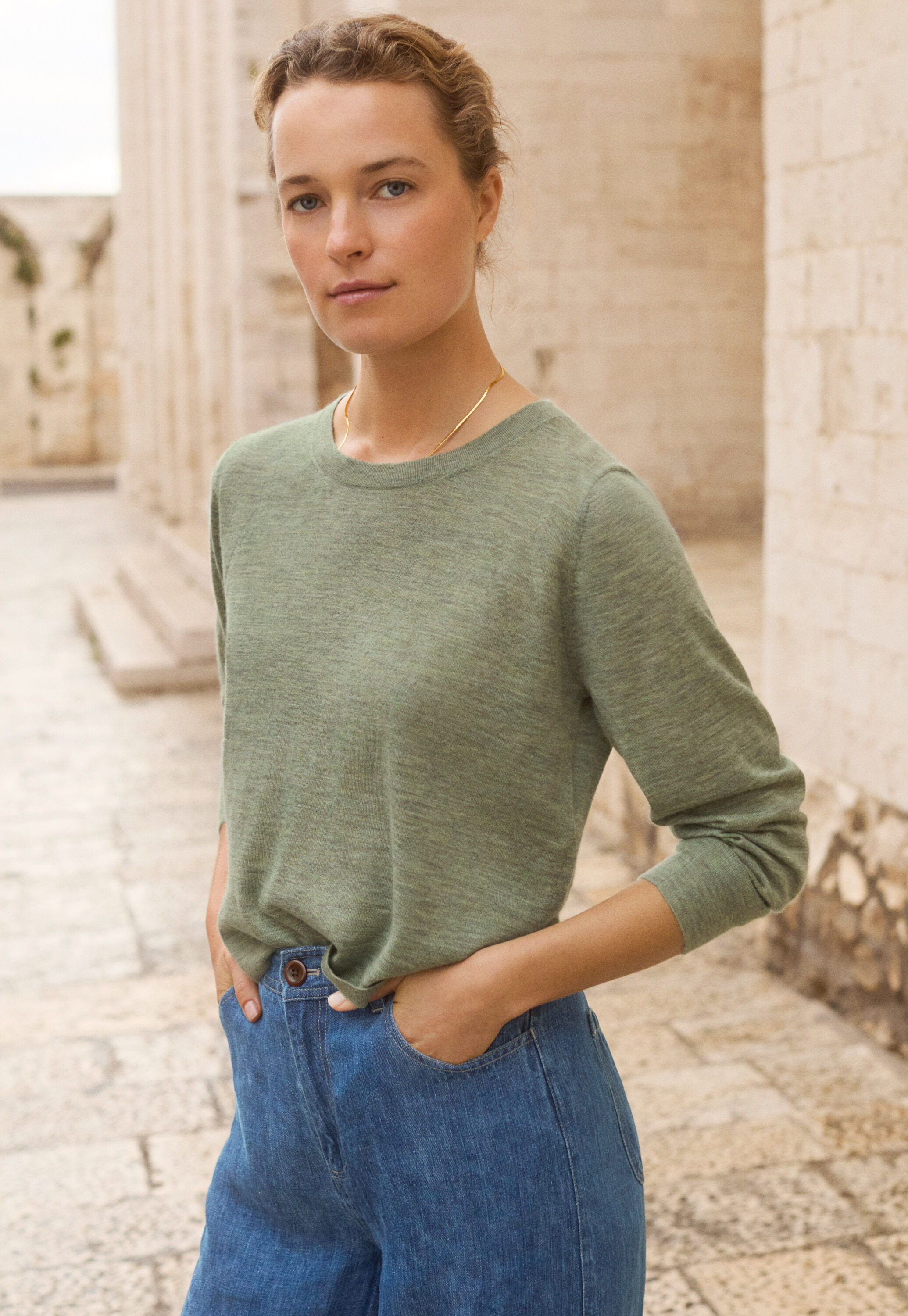 Crew-neck sweater