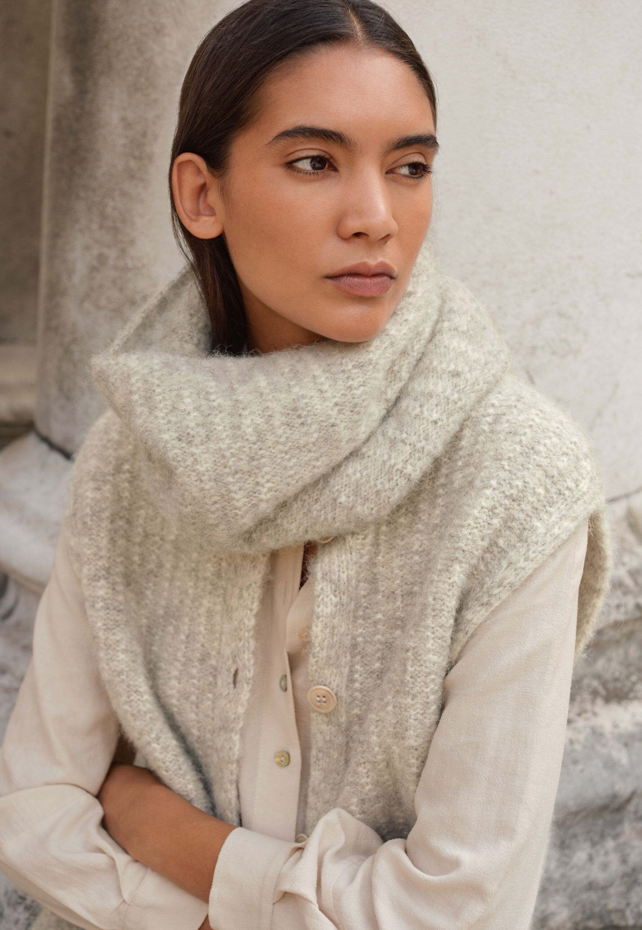 Knitted snood