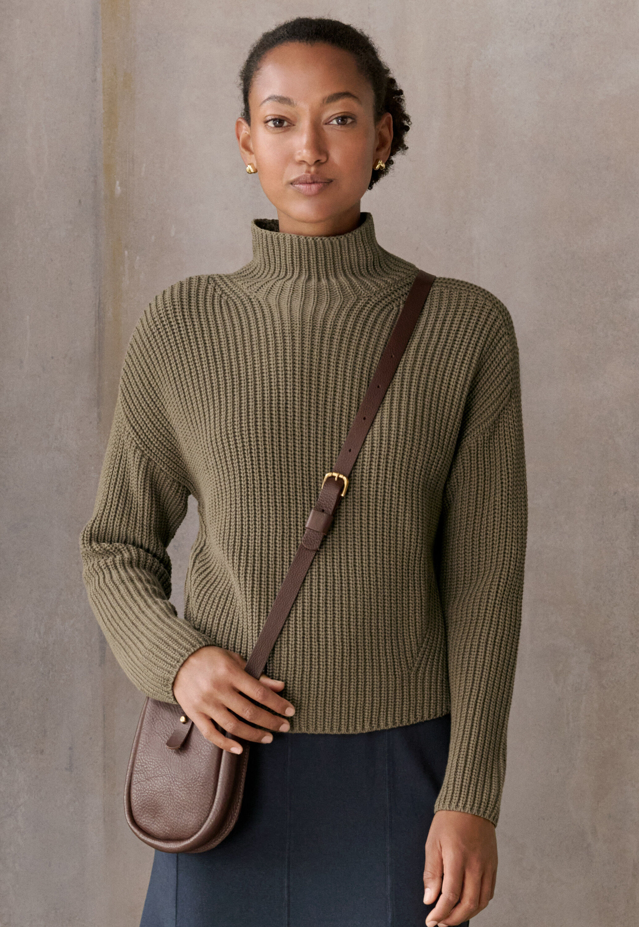 Hand-knitted cardigan