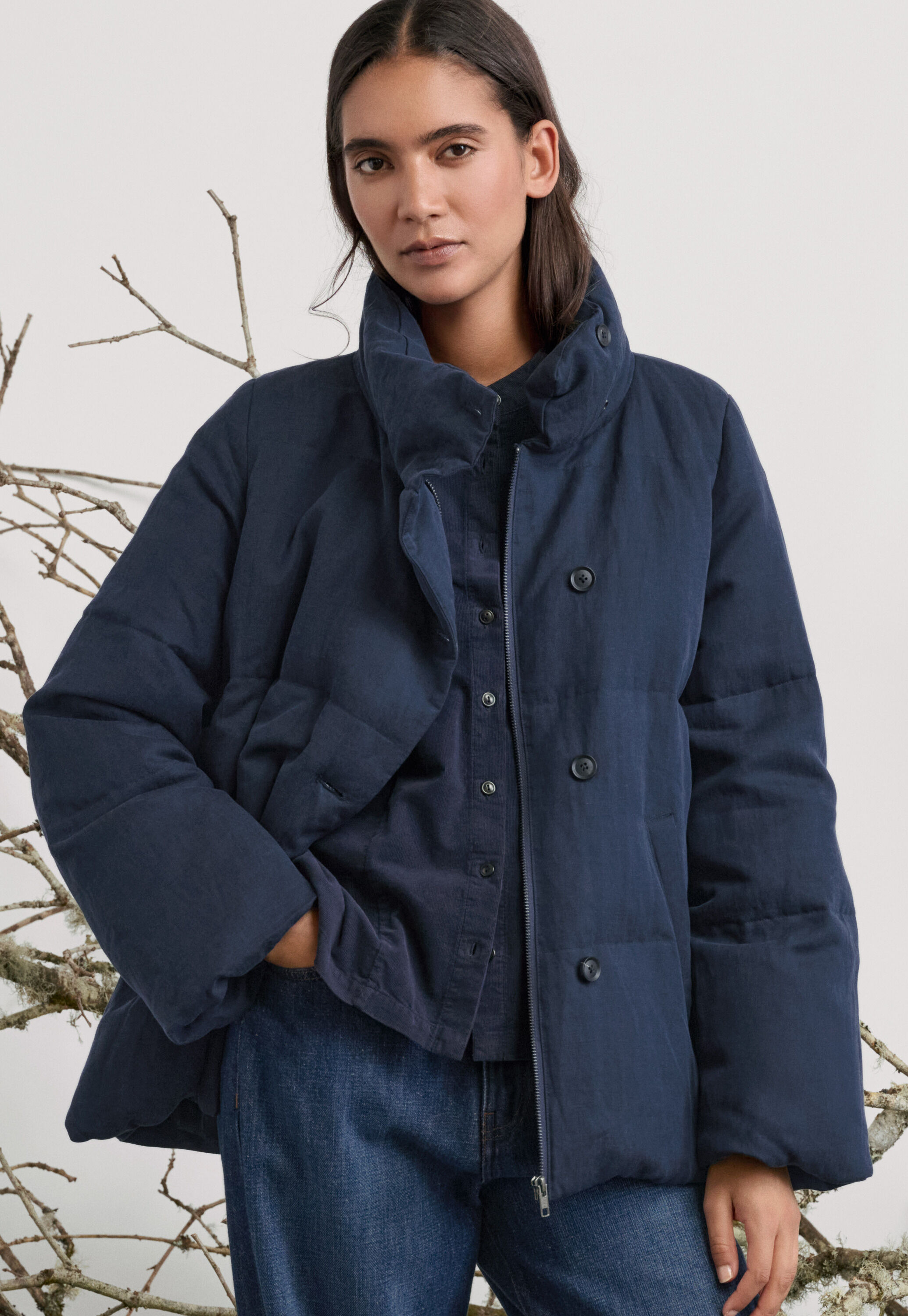 Edge-to-edge cardigan