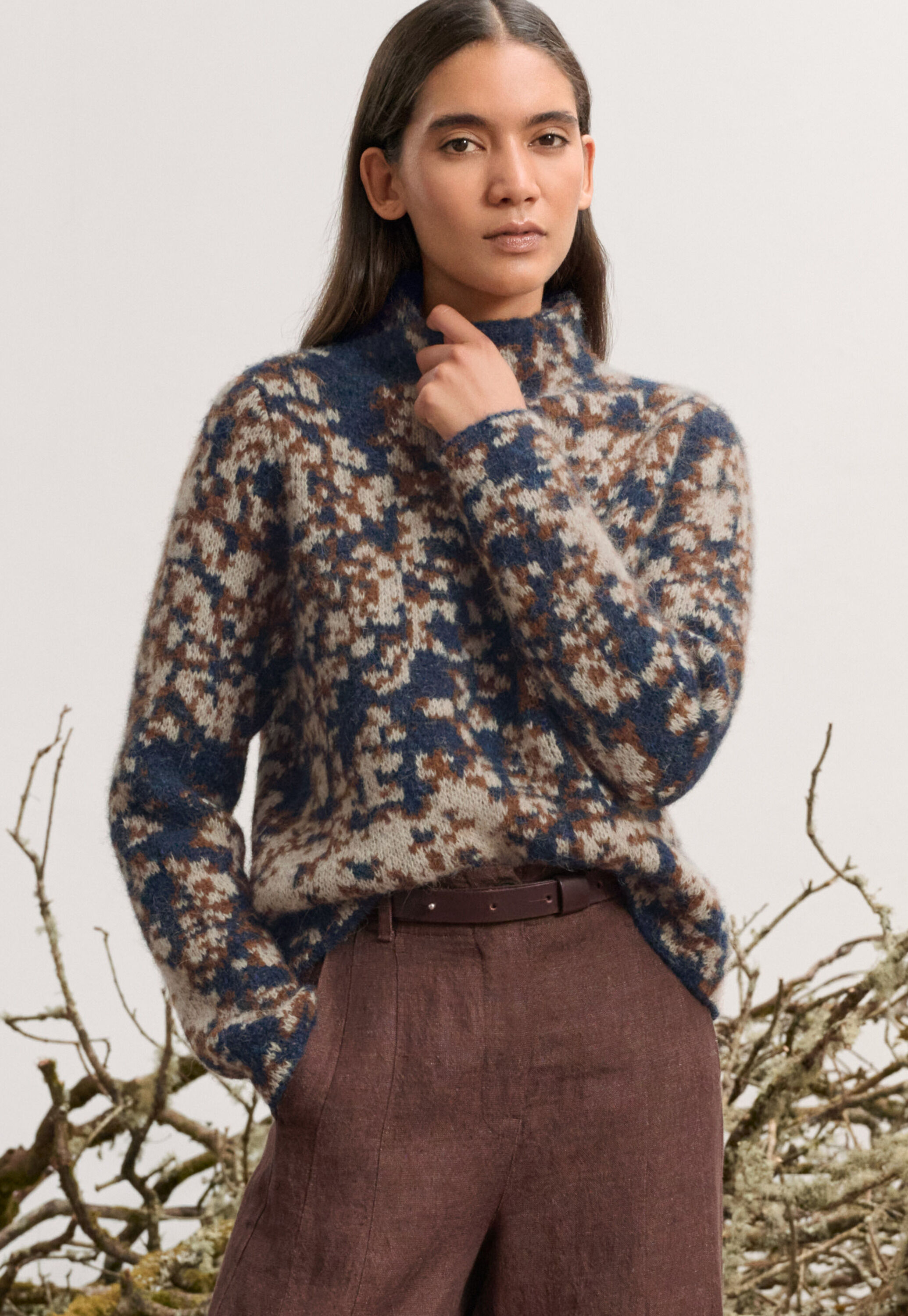 Edge-to-edge cardigan