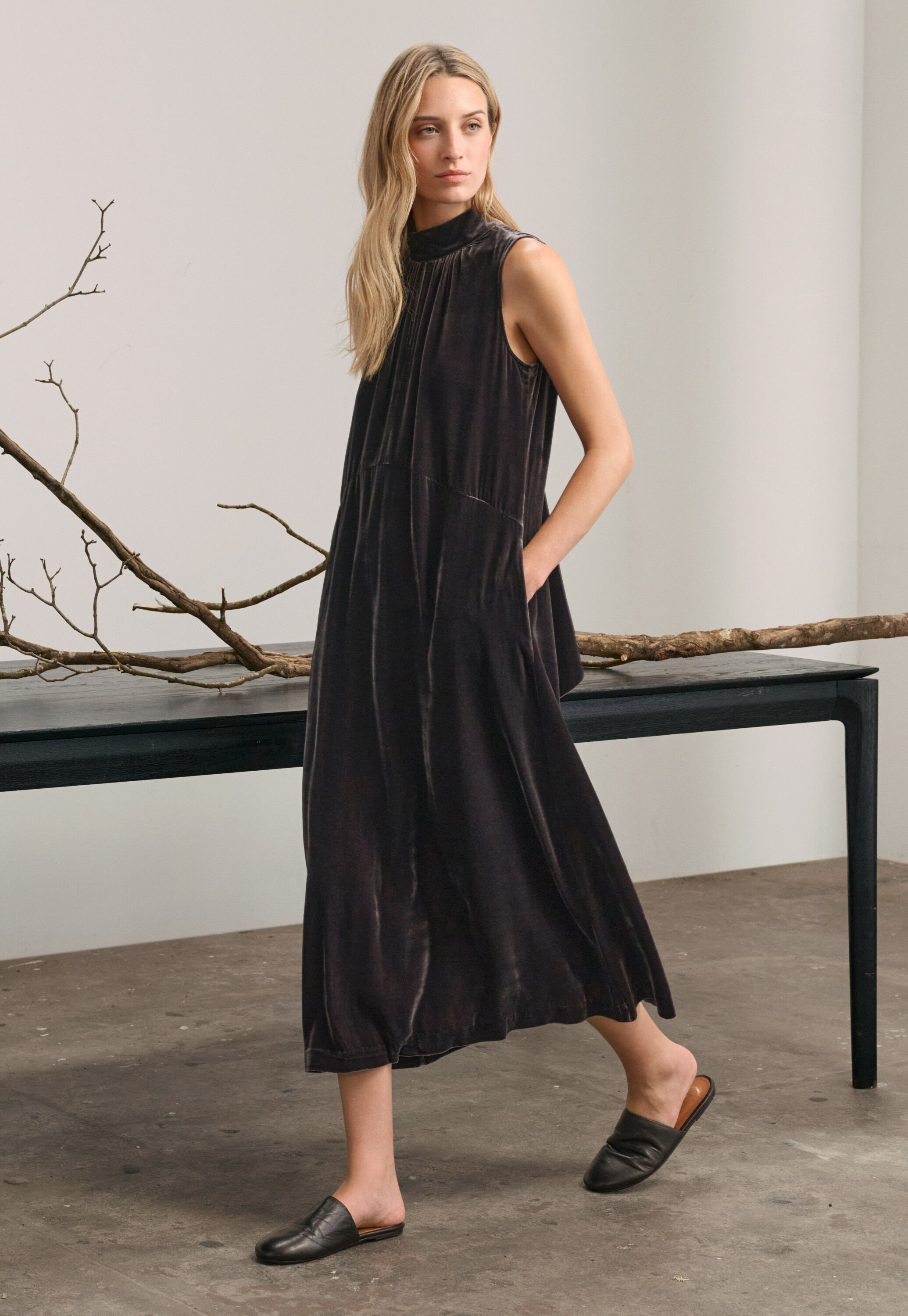 Mules, Black, large