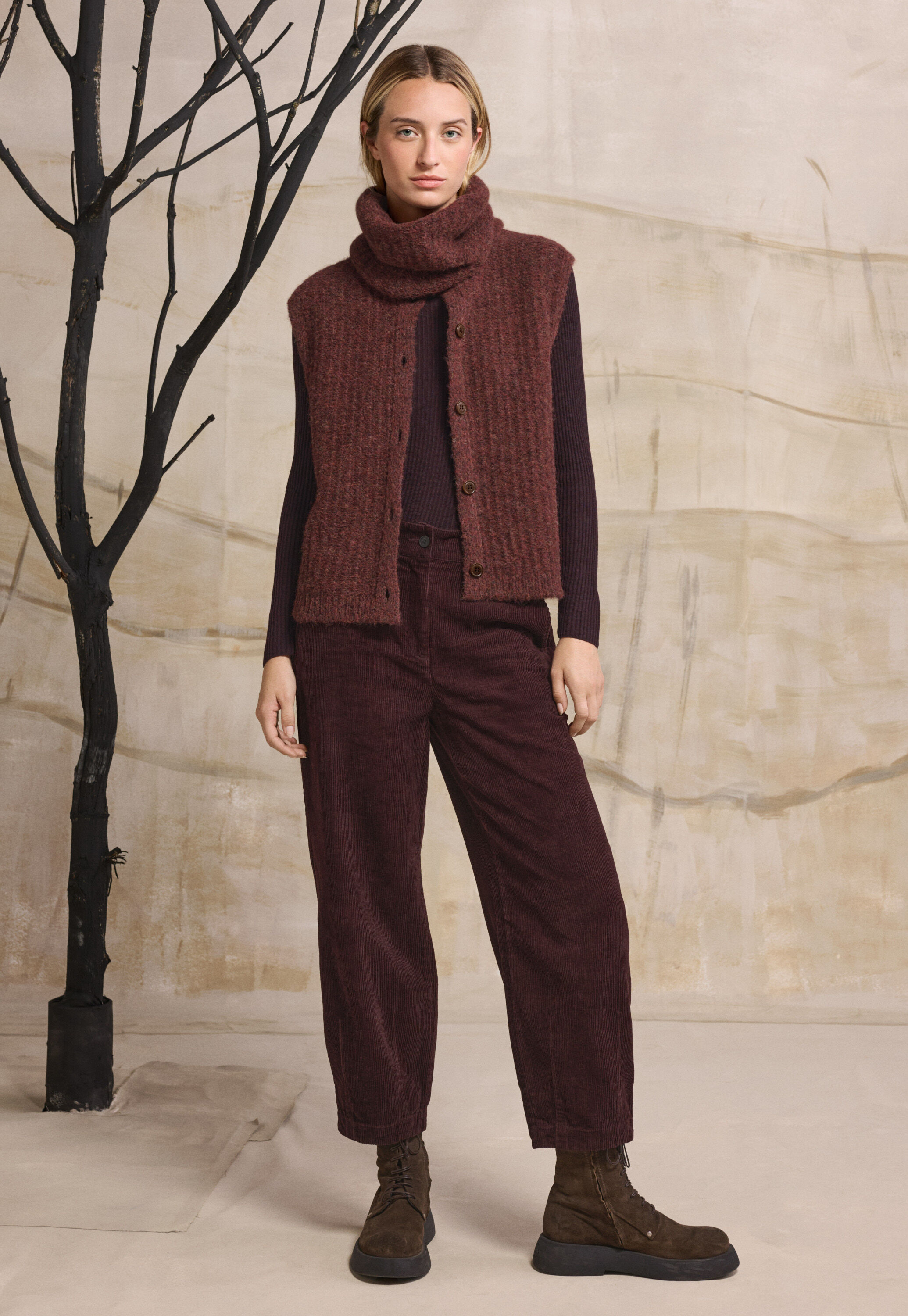 Knitted snood
