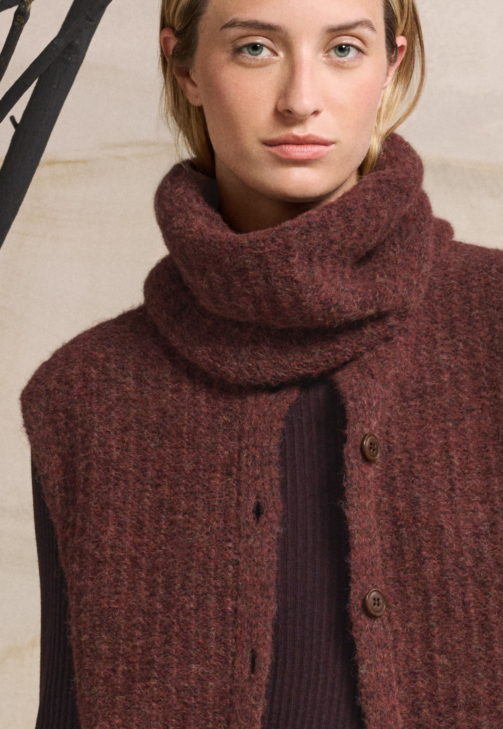 Knitted snood