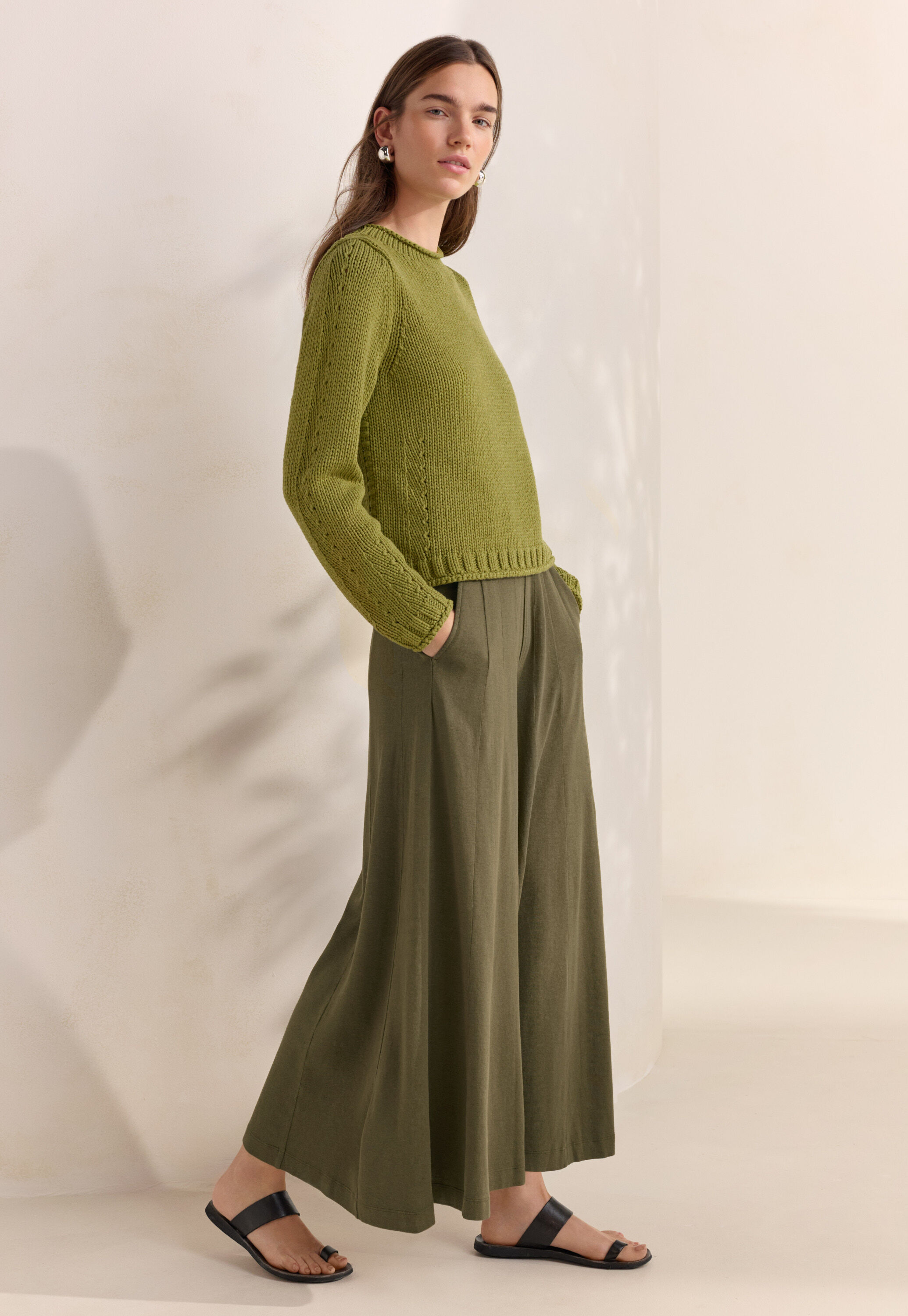 Hand-knitted cardigan